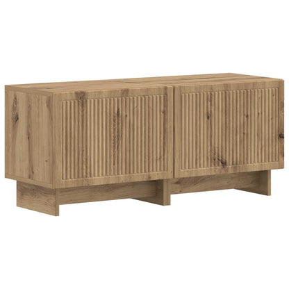 5-delige LED TV-kast Artisanaal eiken Bewerkt hout