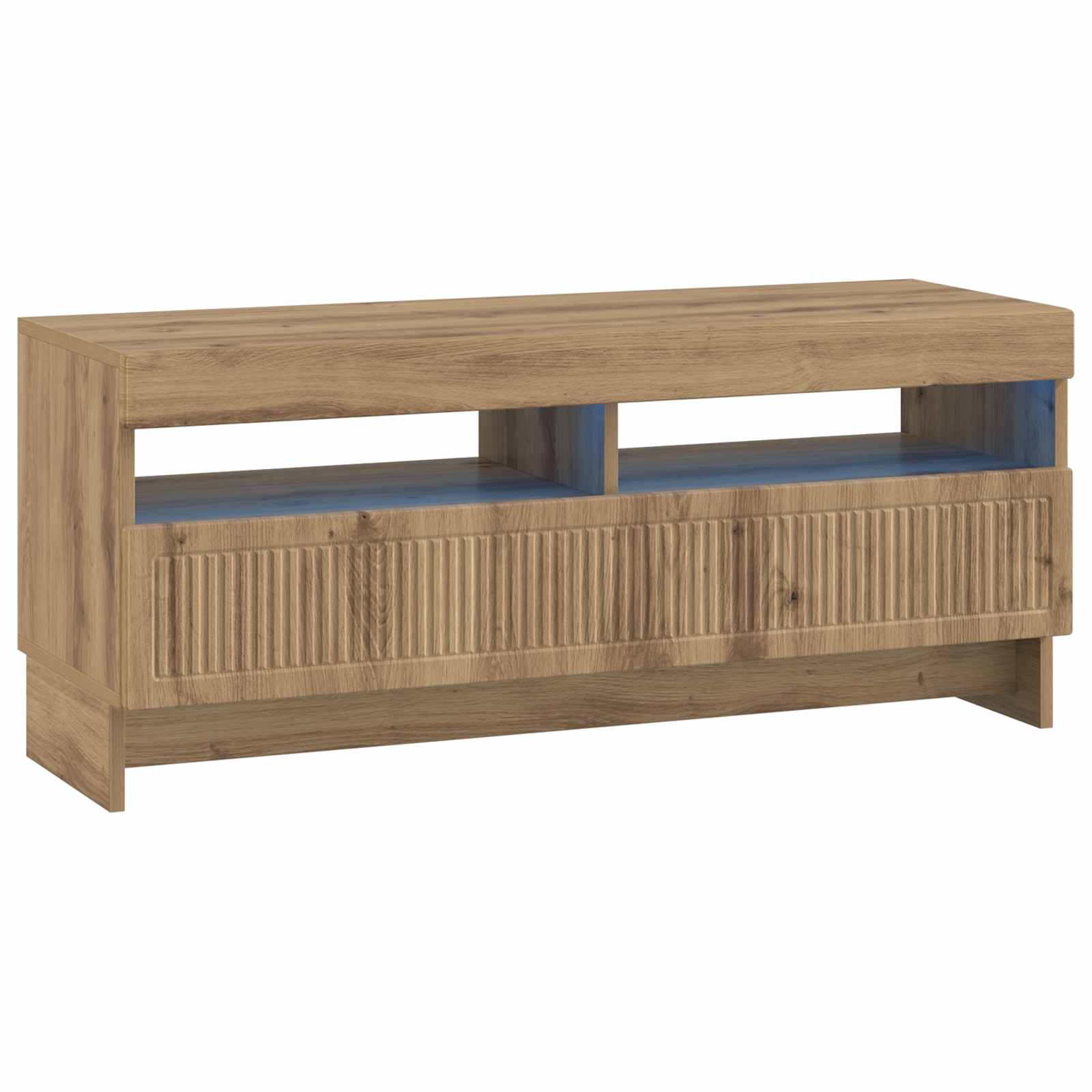 5-delige LED TV-kast Artisanaal eiken Bewerkt hout