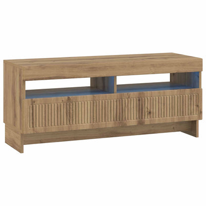 5-delige LED TV-kast Artisanaal eiken Bewerkt hout