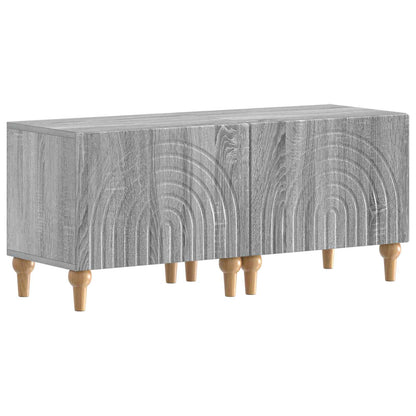 3-delige LED TV-kast Grijs Sonoma Bewerkt hout