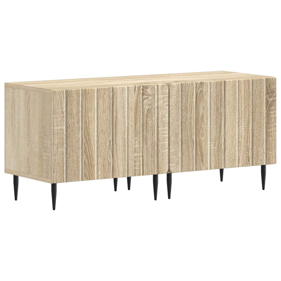 5-delige LED TV-kast Sonoma Eiken Bewerkt hout