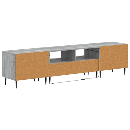 5-delige LED TV-kast Grijs Sonoma Bewerkt hout