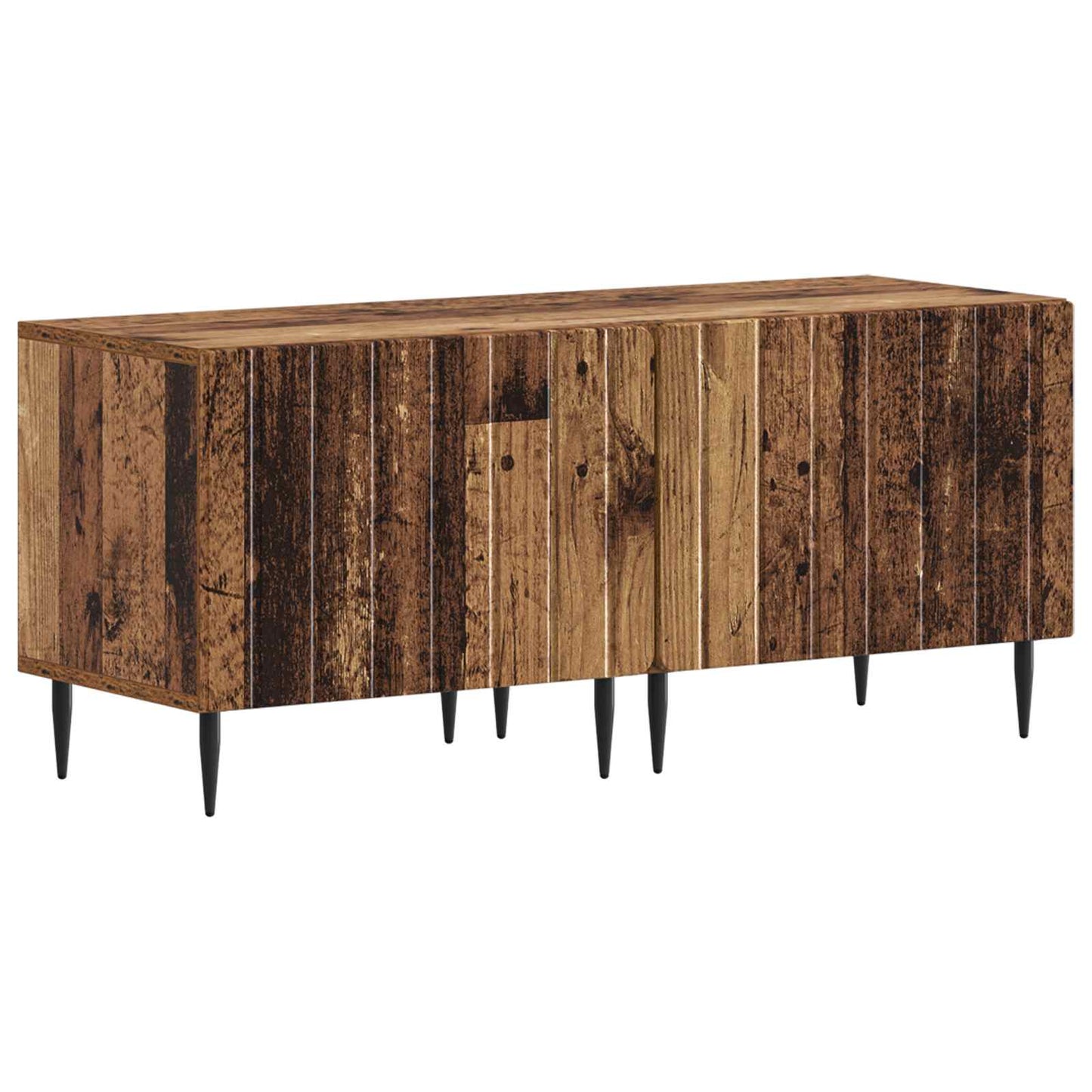 5-delige LED TV-kast Oud hout Bewerkt hout