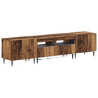 5-delige LED TV-kast Oud hout Bewerkt hout