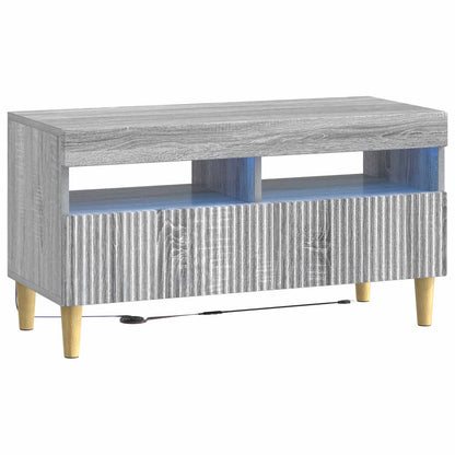 5-delige LED TV-kast Grijs Sonoma Bewerkt hout
