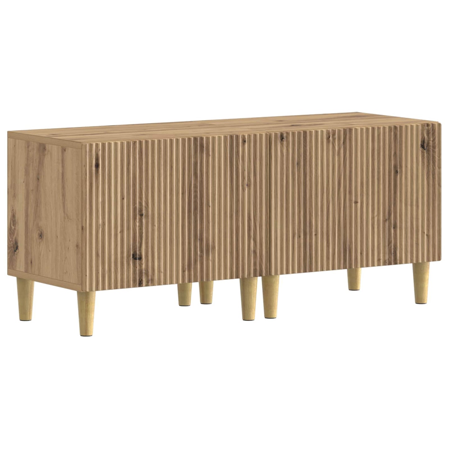 5-delige LED TV-kast Artisanaal eiken Bewerkt hout