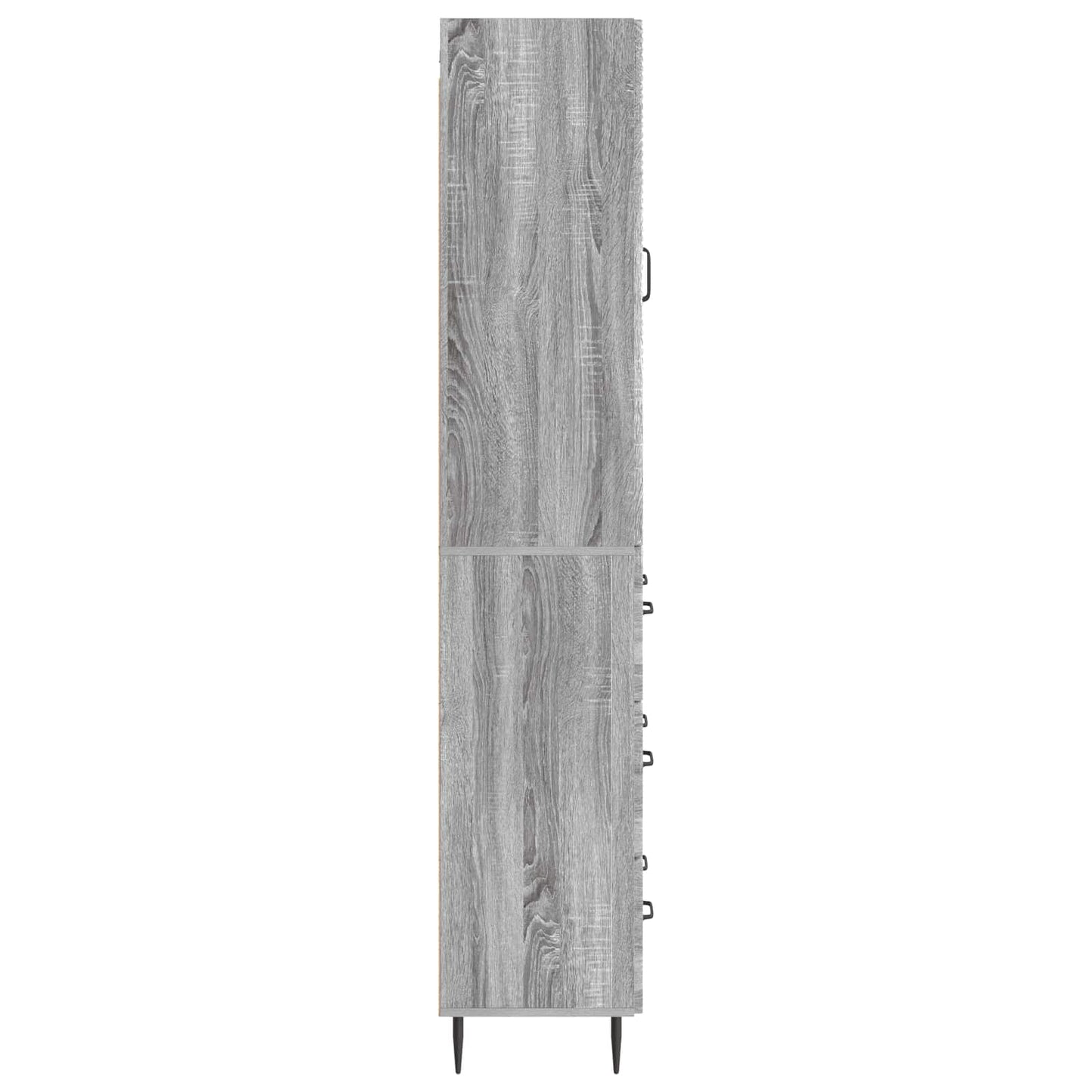 Kastenset 2 pcs Grijs Sonoma 66 x 34,5 x 90 cm Bewerkt hout