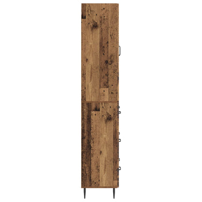 Kastenset 2 pcs Oud hout 66 x 34,5 x 90 cm Bewerkt hout