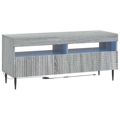3-delige LED TV-kast Grijs Sonoma Bewerkt hout