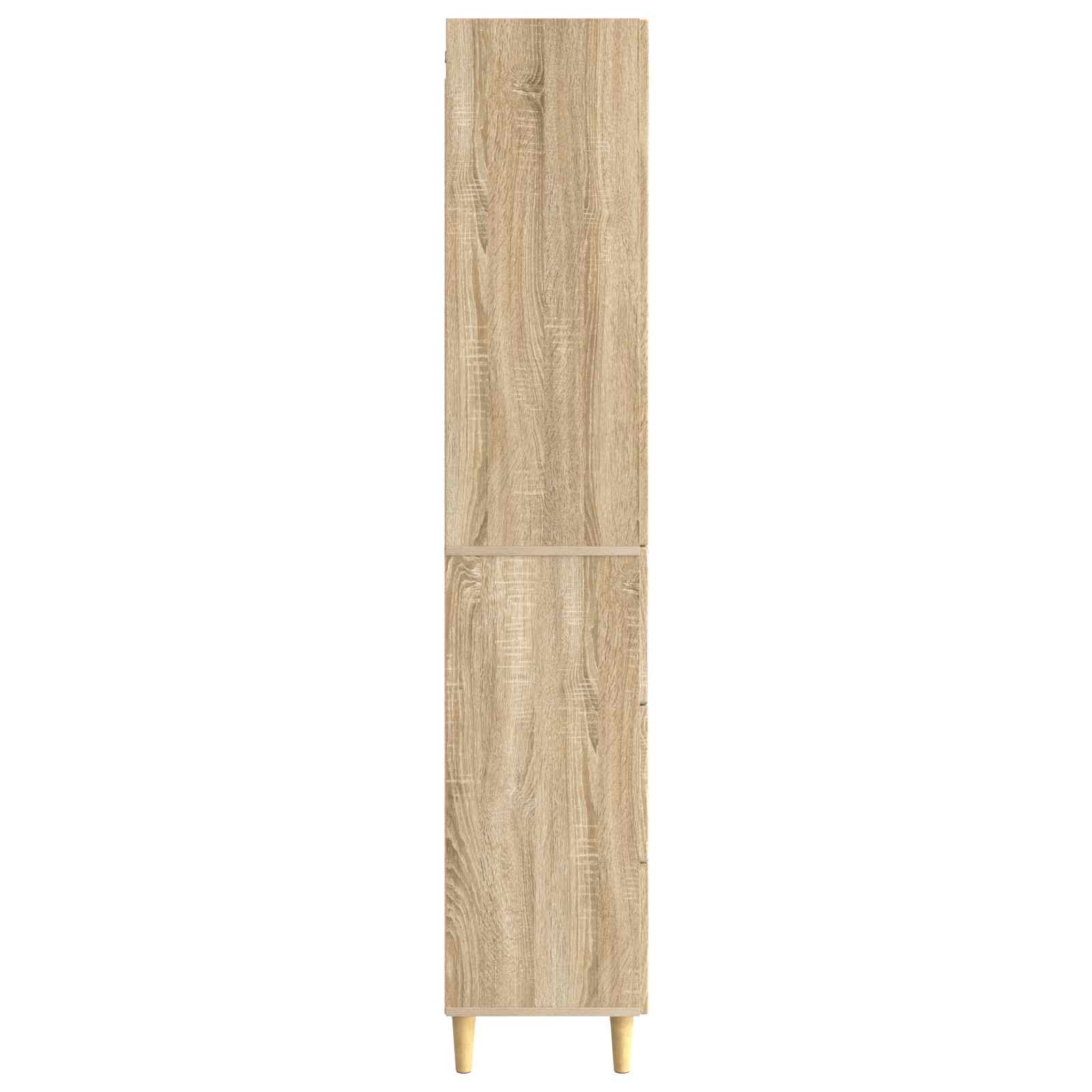 Kastenset 2 pcs Sonoma Eiken 66 x 34,5 x 90 cm Bewerkt hout