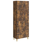 Kastenset 2 stuks 66x34,5x90 cm bewerkt hout