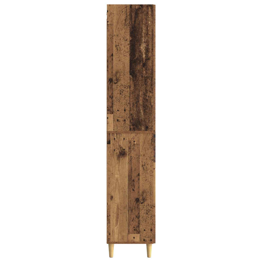 Kastenset 2 pcs Oud hout 66 x 34,5 x 90 cm Bewerkt hout