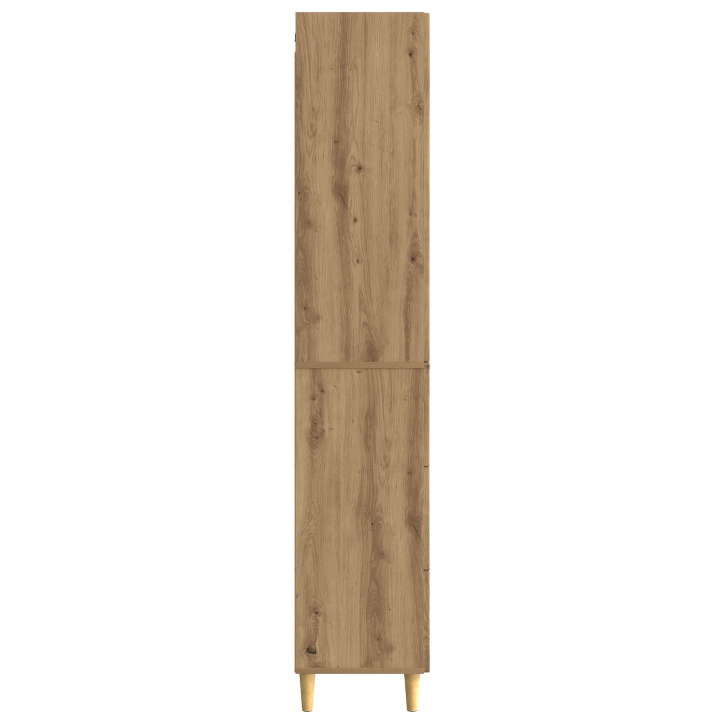 Kastenset 2 pcs Artisanaal eiken 66 x 34,5 x 90 cm Bewerkt hout