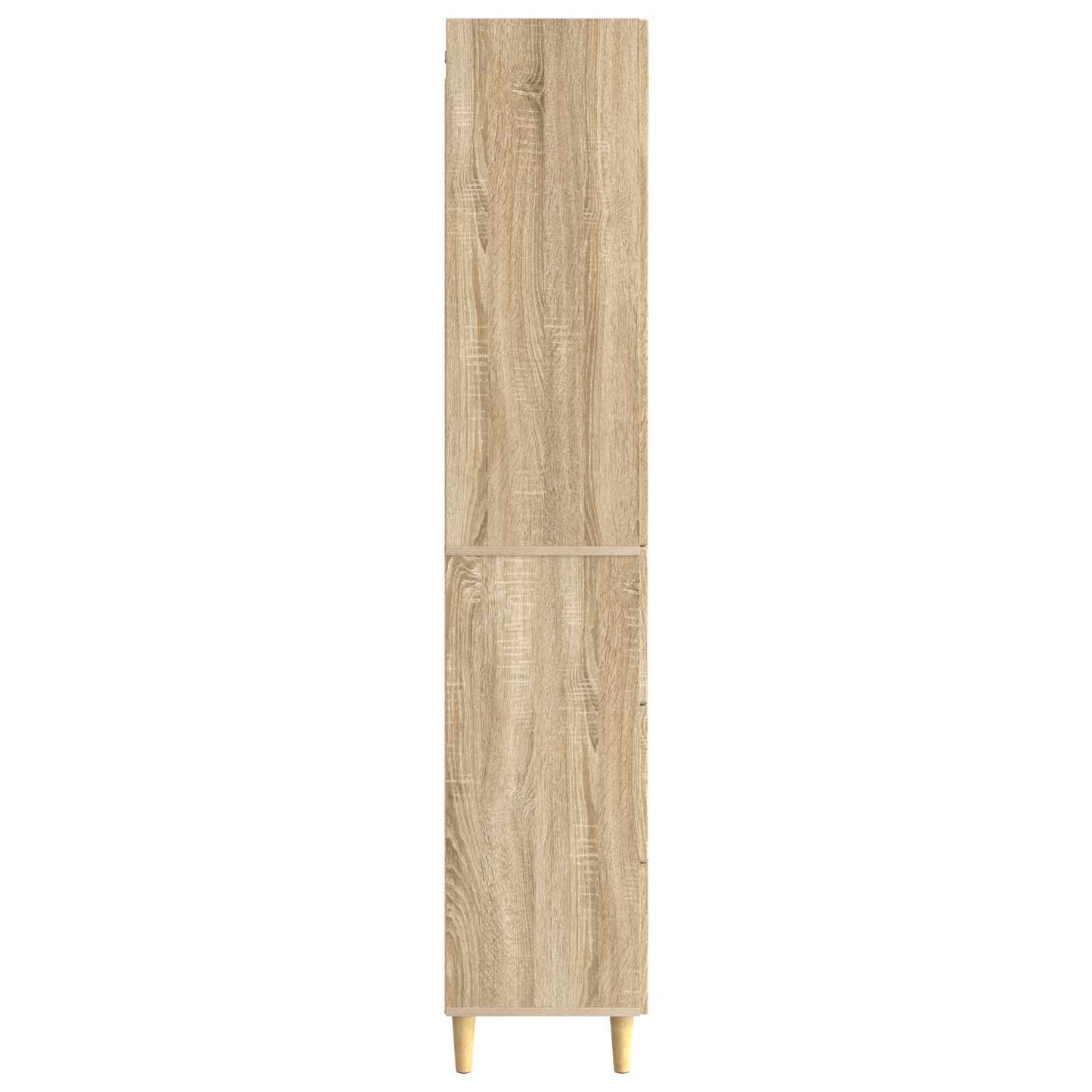 Kastenset 2 pcs Sonoma Eiken 33 x 34,5 x 90 cm Bewerkt hout