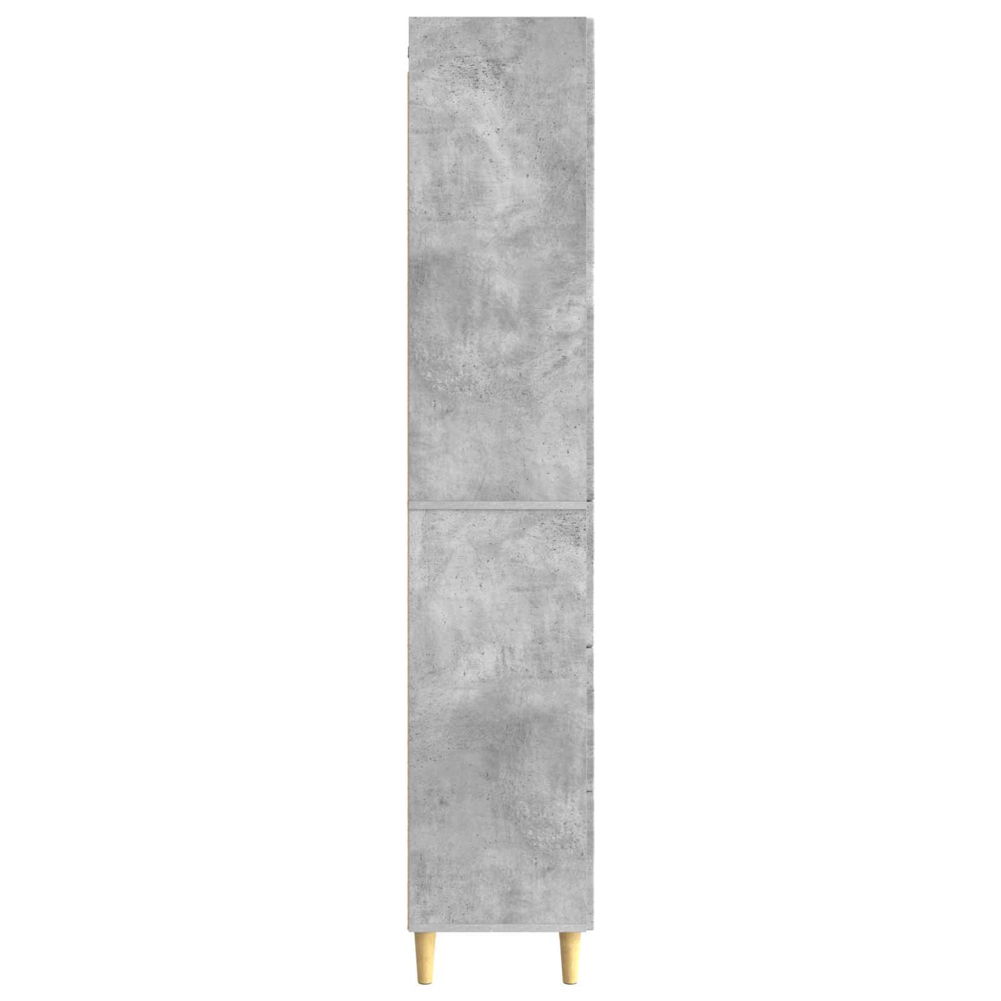 Kastenset 2 pcs Betongrijs 33 x 34,5 x 90 cm Bewerkt hout