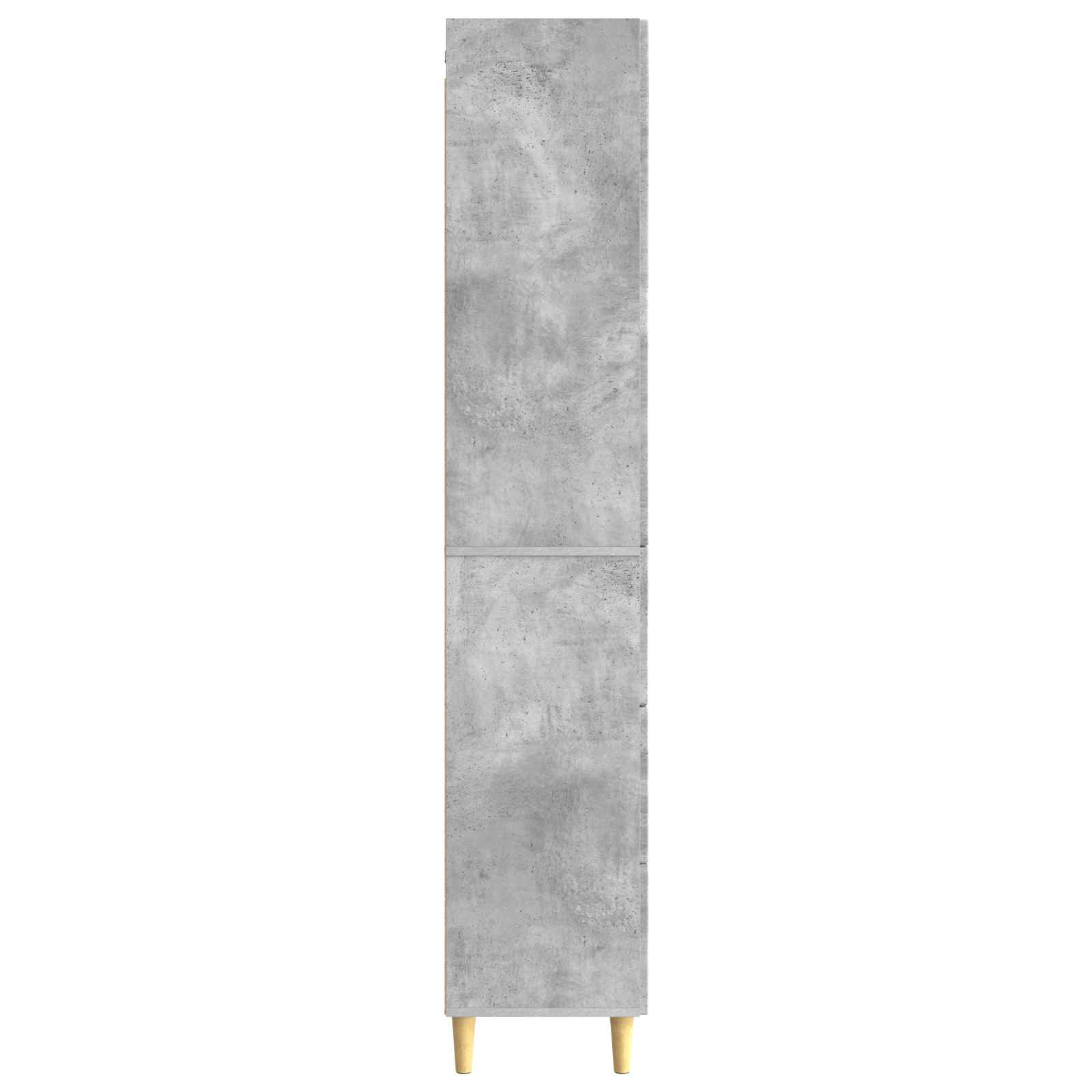 Kastenset 2 pcs Betongrijs 33 x 34,5 x 90 cm Bewerkt hout