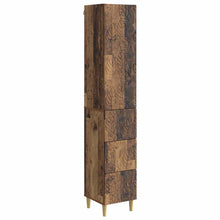 Kastenset 2 pcs Oud hout 33 x 34,5 x 90 cm Bewerkt hout