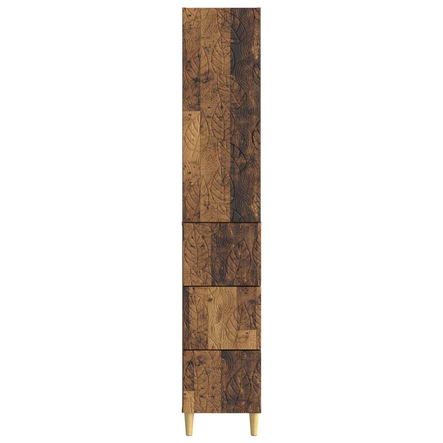Kastenset 2 pcs Oud hout 33 x 34,5 x 90 cm Bewerkt hout