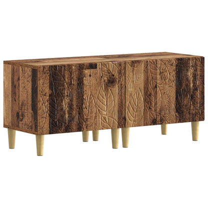 5-delige LED TV-kast Oud hout Bewerkt hout