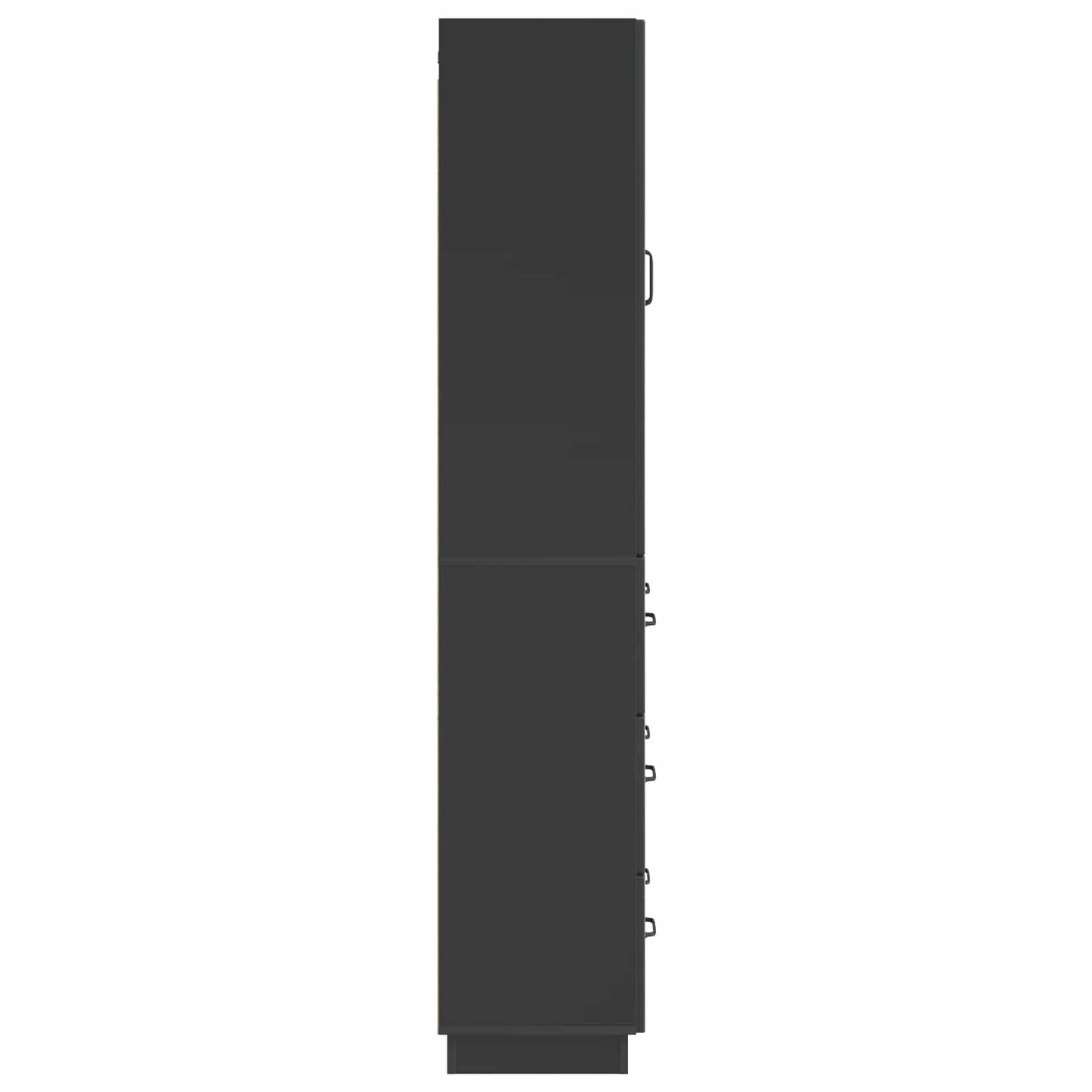 Kastenset 2 pcs Zwart 66 x 34,5 x 87 cm Bewerkt hout