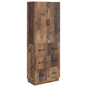 Kastenset 2 stuks 66x34,5x87 cm oud hout