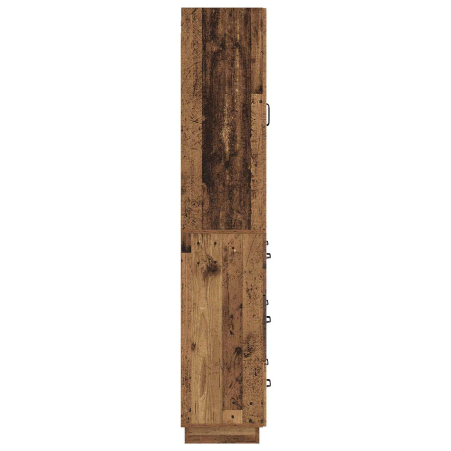 Kastenset 2 pcs Oud hout 66 x 34,5 x 87 cm Bewerkt hout