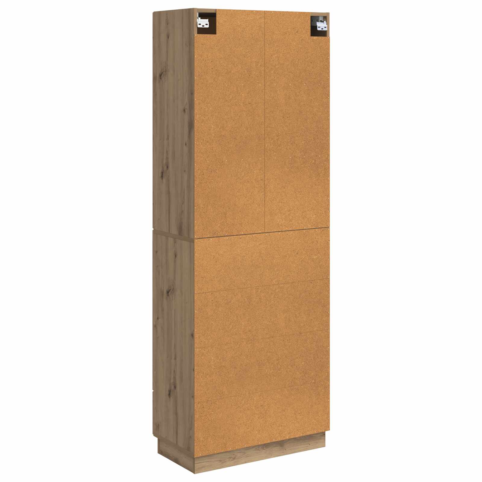 Kastenset 2 pcs Artisanaal eiken 66 x 34,5 x 87 cm Bewerkt hout