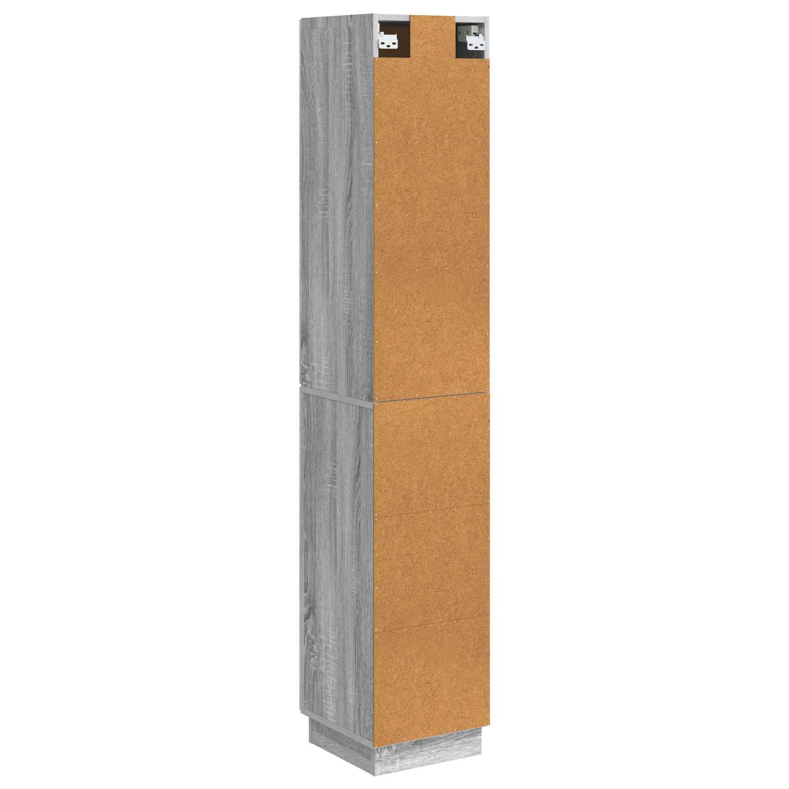 Kastenset 2 pcs Grijs Sonoma 33 x 34,5 x 87 cm Bewerkt hout