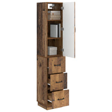 Kastenset 2 pcs Oud hout 33 x 34,5 x 87 cm Bewerkt hout