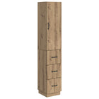 Opbergkast 33x34,5x87 cm bewerkt hout