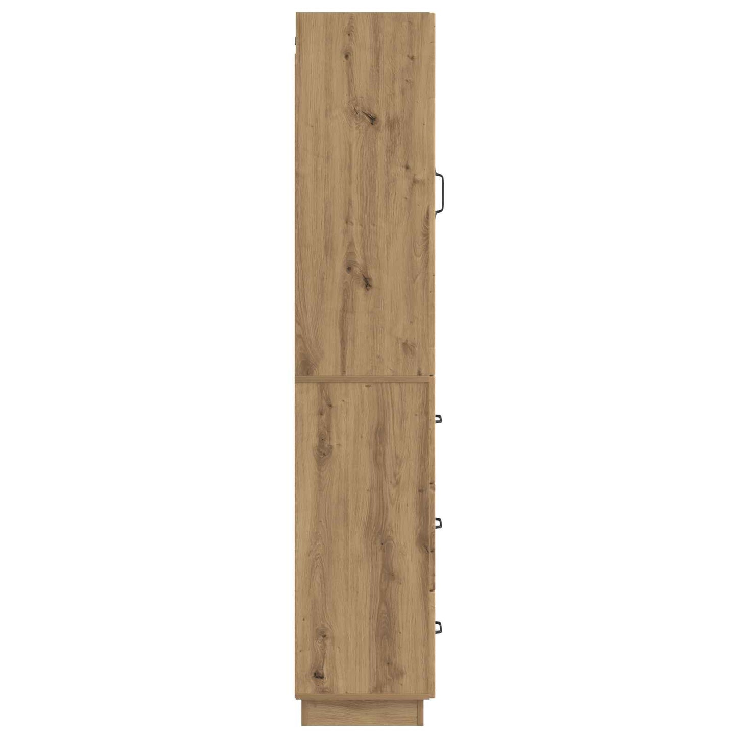 Kastenset 2 pcs Artisanaal eiken 33 x 34,5 x 87 cm Bewerkt hout