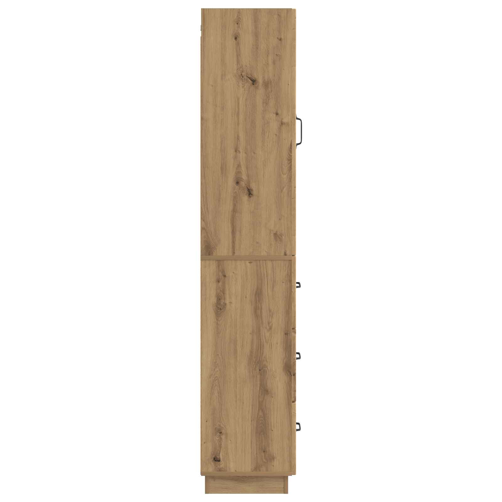 Kastenset 2 pcs Artisanaal eiken 33 x 34,5 x 87 cm Bewerkt hout