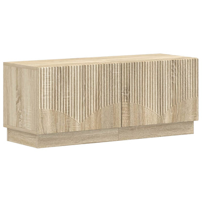 5-delige LED TV-kast Sonoma Eiken Bewerkt hout