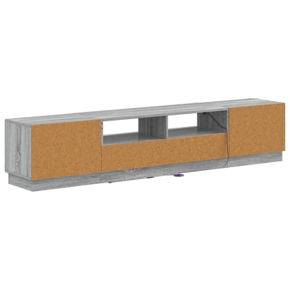 5-delige LED TV-kast Grijs Sonoma Bewerkt hout