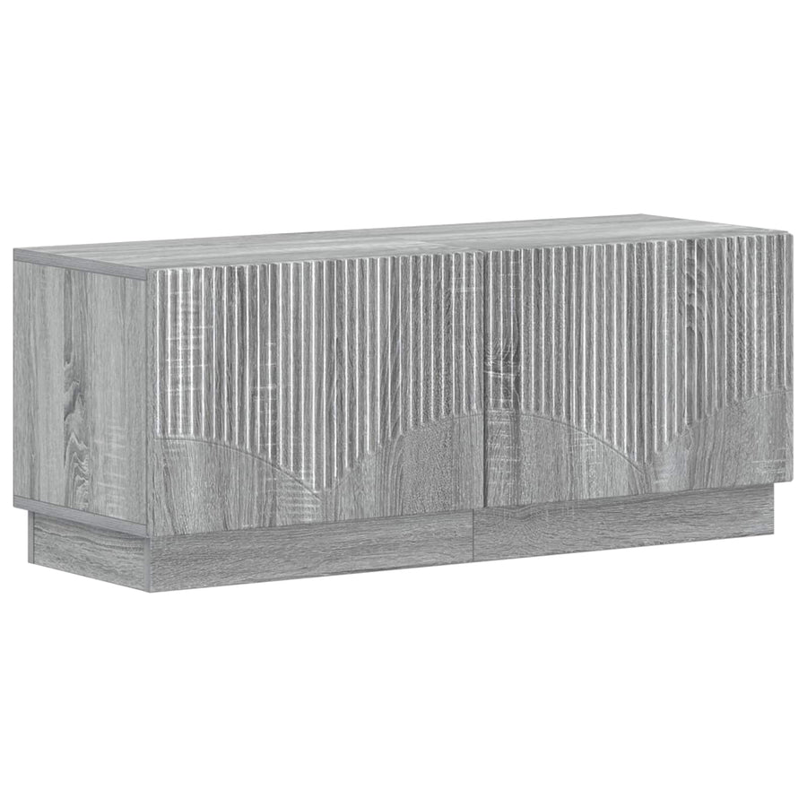 5-delige LED TV-kast Grijs Sonoma Bewerkt hout