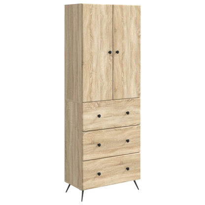 Kastenset 2 pcs Sonoma Eiken 66 x 34,5 x 90 cm Bewerkt hout