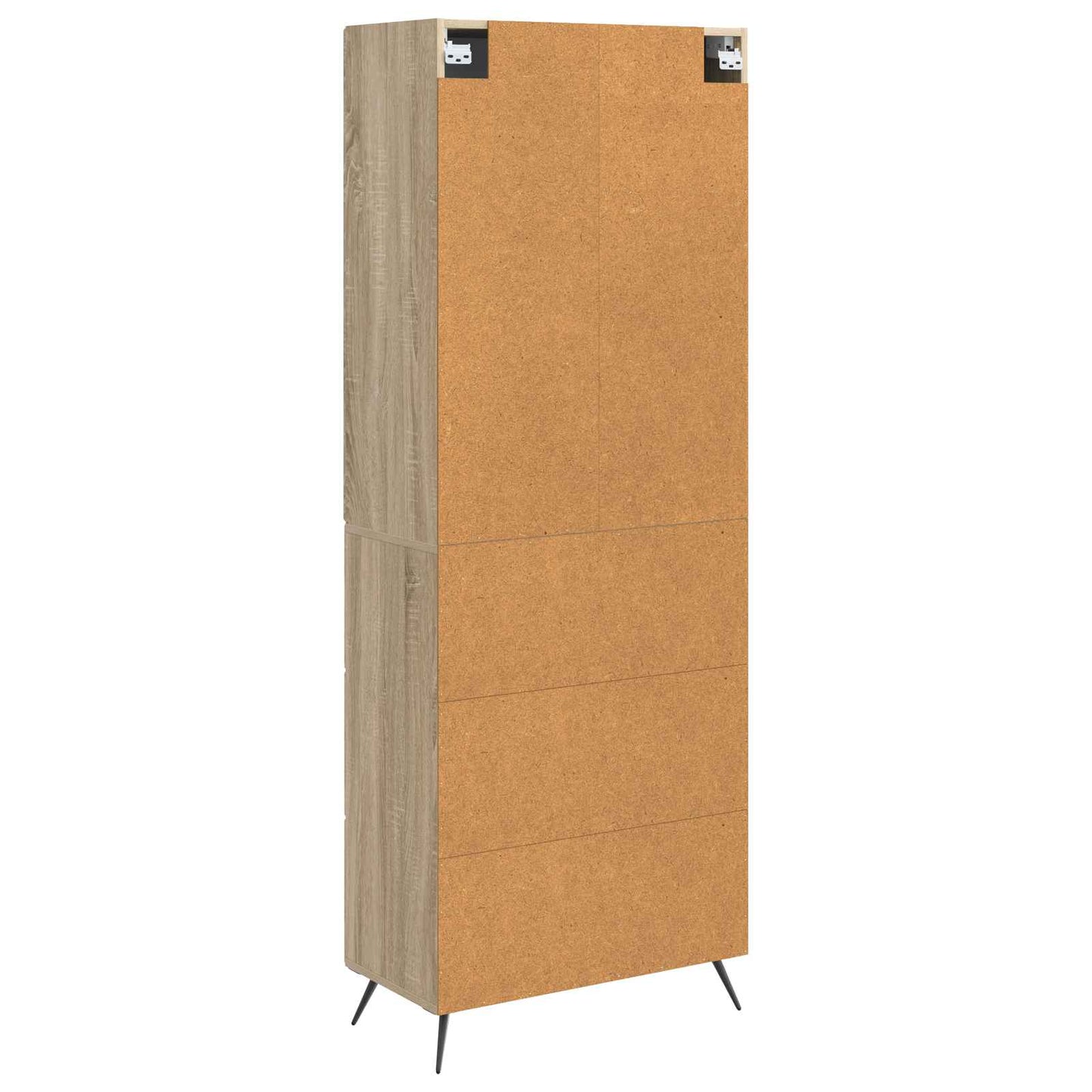 Kastenset 2 pcs Sonoma Eiken 66 x 34,5 x 90 cm Bewerkt hout