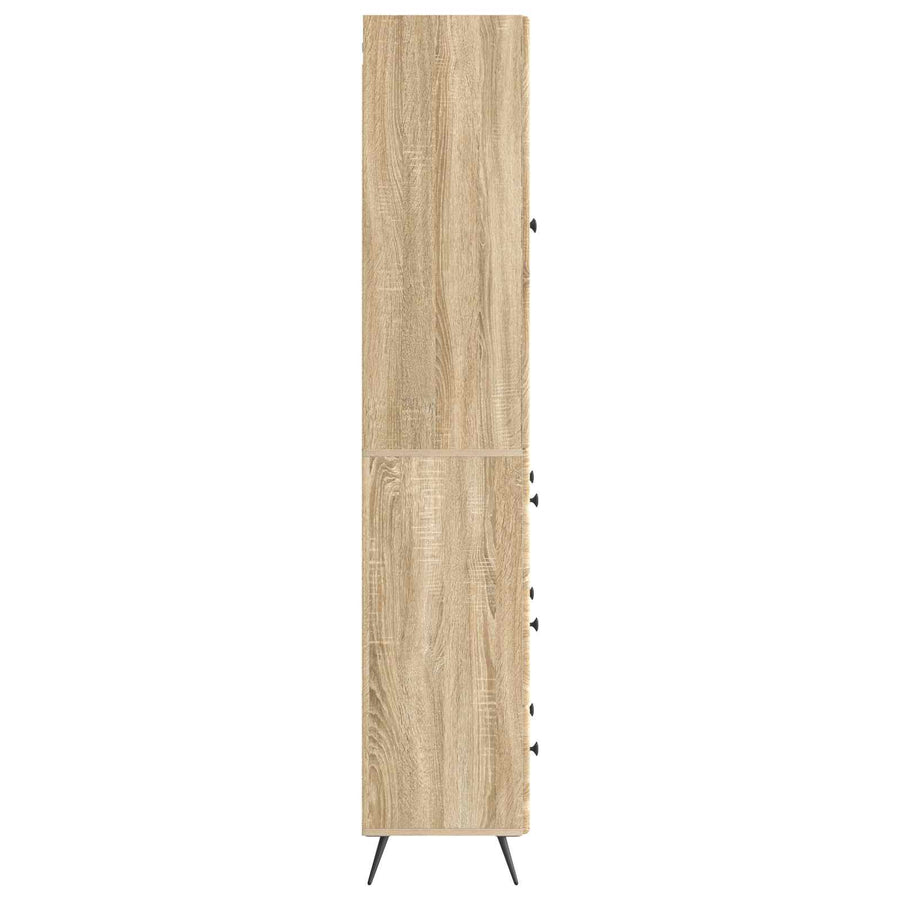 Kastenset 2 pcs Sonoma Eiken 66 x 34,5 x 90 cm Bewerkt hout