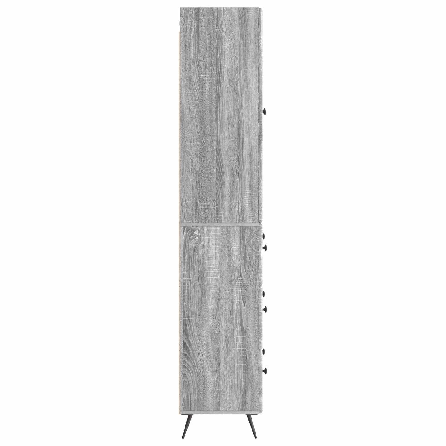 Kastenset 2 pcs Grijs Sonoma 66 x 34,5 x 90 cm Bewerkt hout