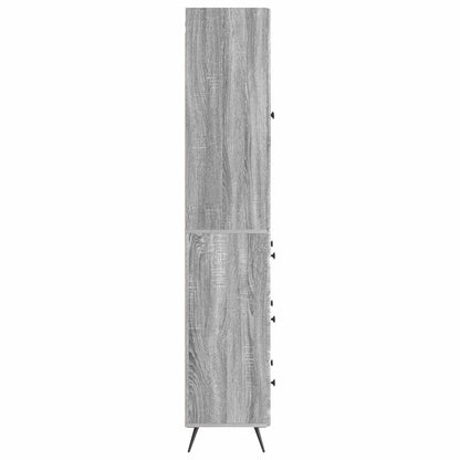 Kastenset 2 pcs Grijs Sonoma 66 x 34,5 x 90 cm Bewerkt hout