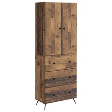 Kastenset 2 pcs Oud hout 66 x 34,5 x 90 cm Bewerkt hout