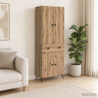 Dressoir Artisanaal eiken 4 deuren 1 lade