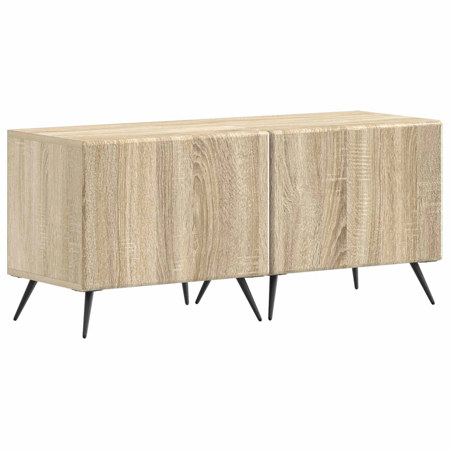 5-delige LED TV-kast Sonoma Eiken Bewerkt hout