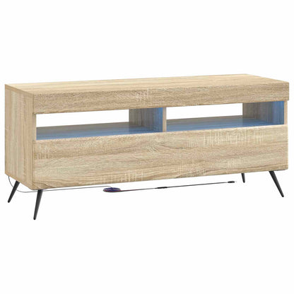 5-delige LED TV-kast Sonoma Eiken Bewerkt hout