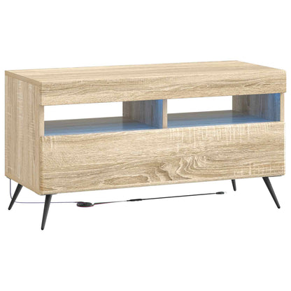 5-delige LED TV-kast Sonoma Eiken Bewerkt hout