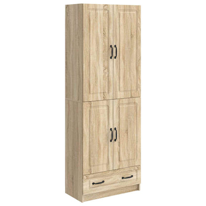 Kastenset 2 st Sonoma Eiken Bewerkt hout