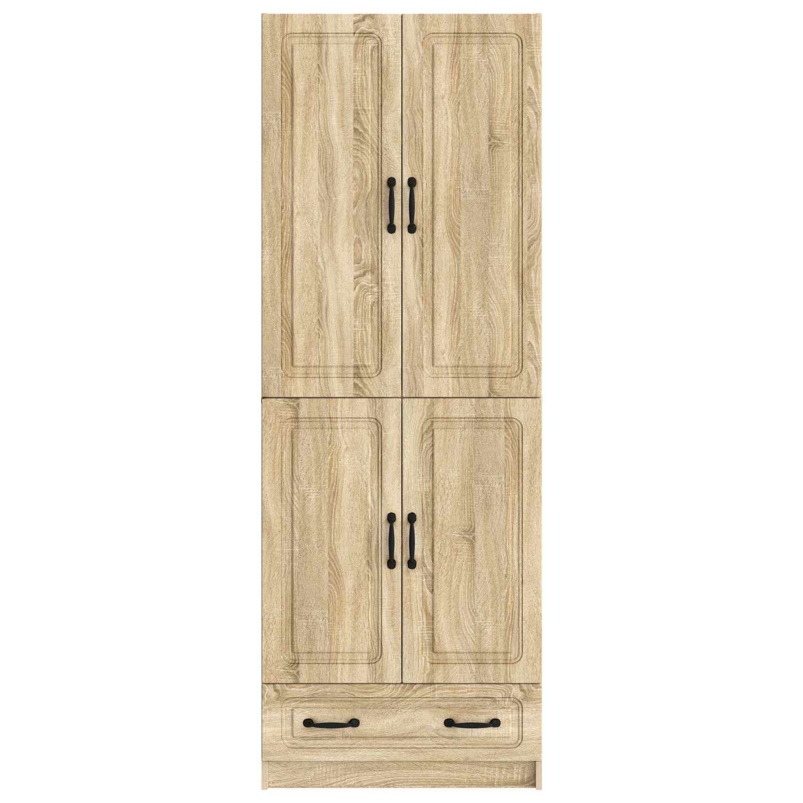 Kastenset 2 st Sonoma Eiken Bewerkt hout