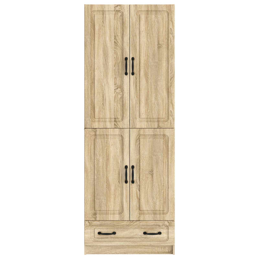 Kastenset 2 st Sonoma Eiken Bewerkt hout