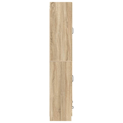 Kastenset 2 st Sonoma Eiken Bewerkt hout