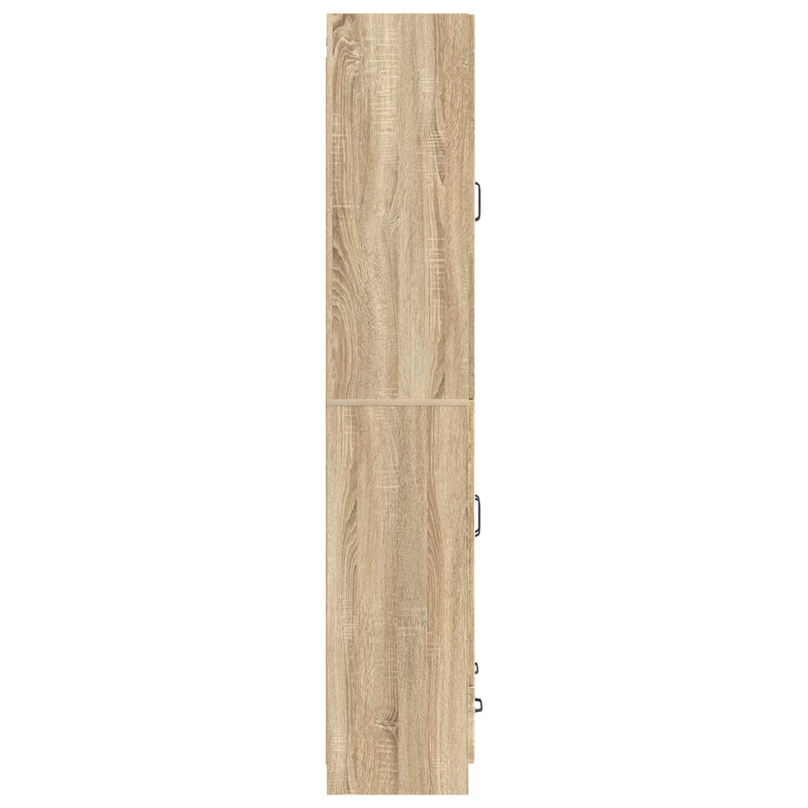 Kastenset 2 st Sonoma Eiken Bewerkt hout